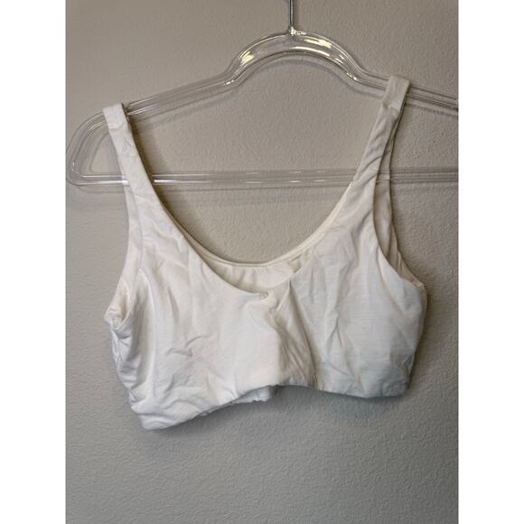 Hatch The Skin To Skin Scoop Neck Bra Pima Cotton White Women's Maternity Small - Picture 3 of 5